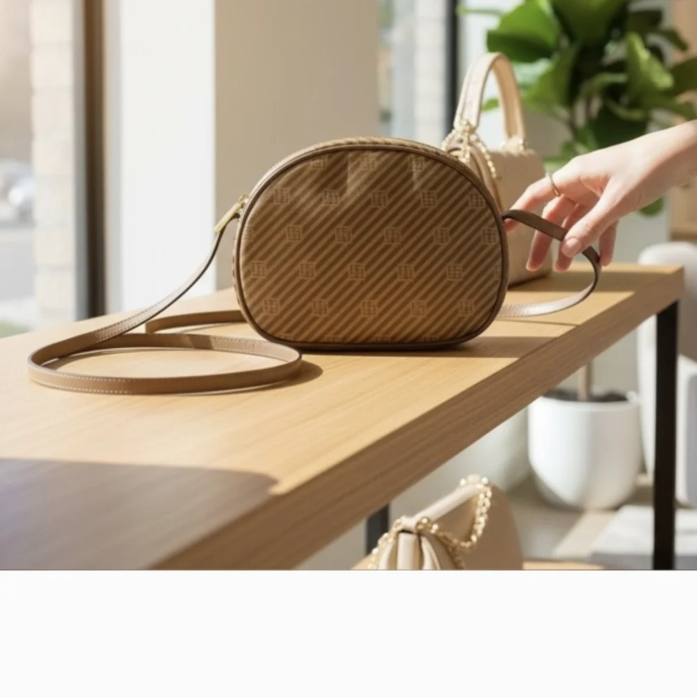 Emilio Pucci Vintage Tan Crossbody Bag - Picture 2 of 8